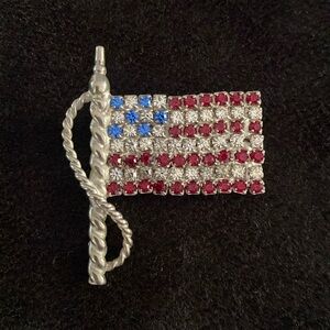 Vintage flag pin